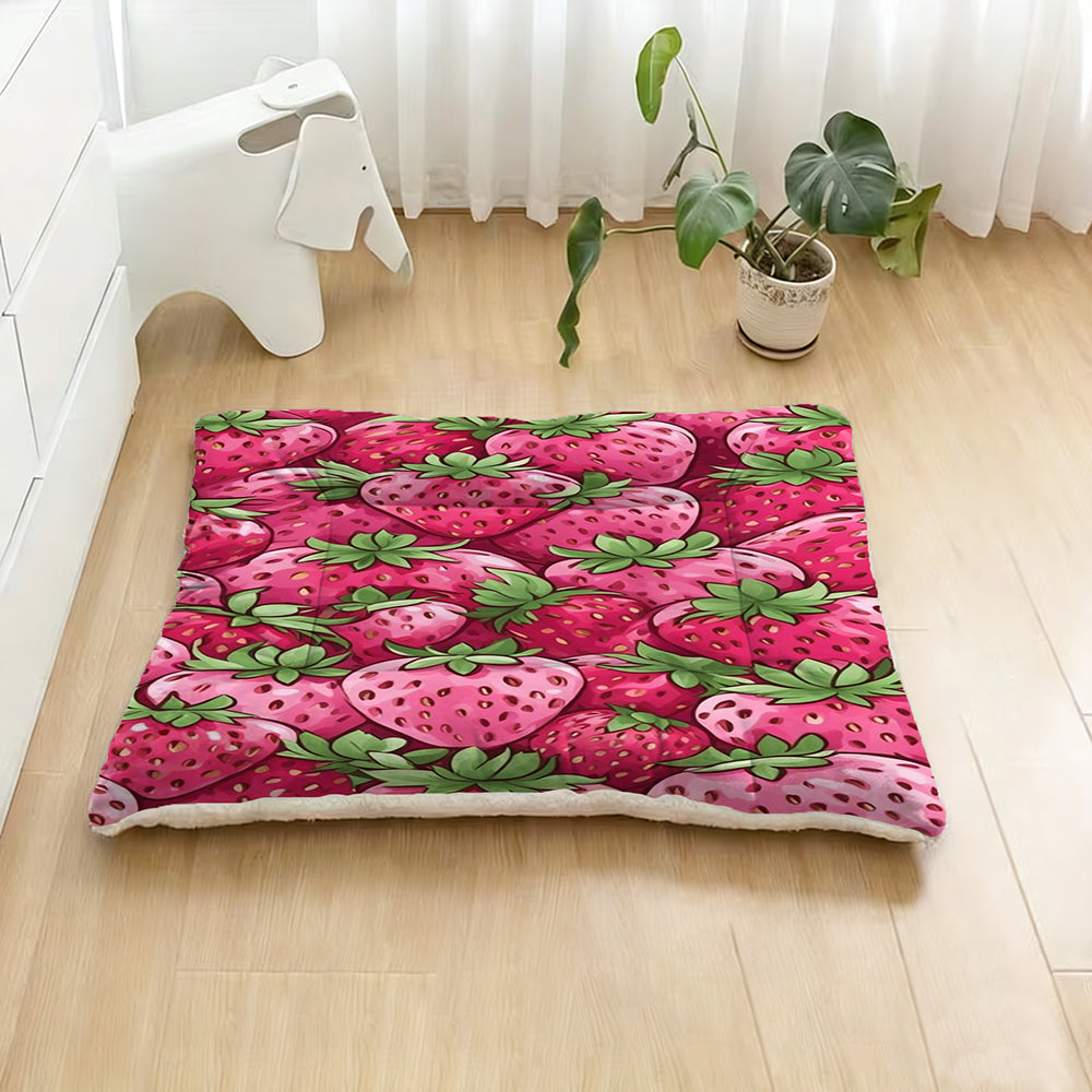 All-Season Digital Print Pet Mat, Lamb Velvet Thickened, Cat and Dog Universal Non-Slip Pet Mat, Supports OEM/ODM