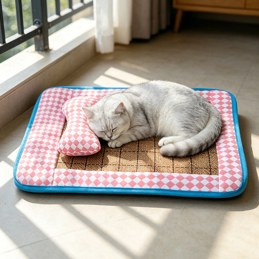 Pet Cooling Mat for Cats and Dogs, Summer Use