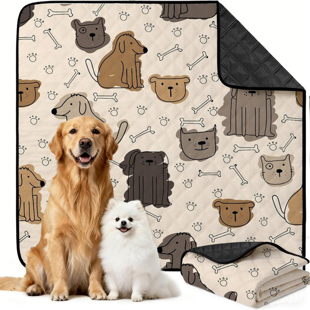 Ultrasonic composite pet mat, Persian carpet-style, high-value, leak-proof pee pad