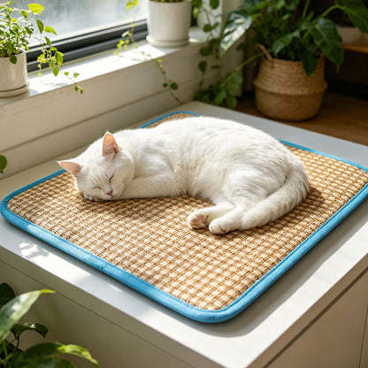 Square Pet Mat Summer Cooling Cat and Dog Sleeping Mat