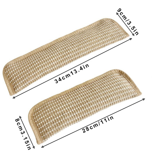 Natural Catnip-filled Chew Pillow, Wear-resistant Hemp-texture Cat Toy for Boredom Relief