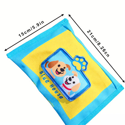 Squeaky Tissue Box Pet Toy